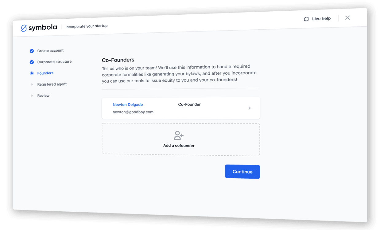 Symbola Incorporation Workflow